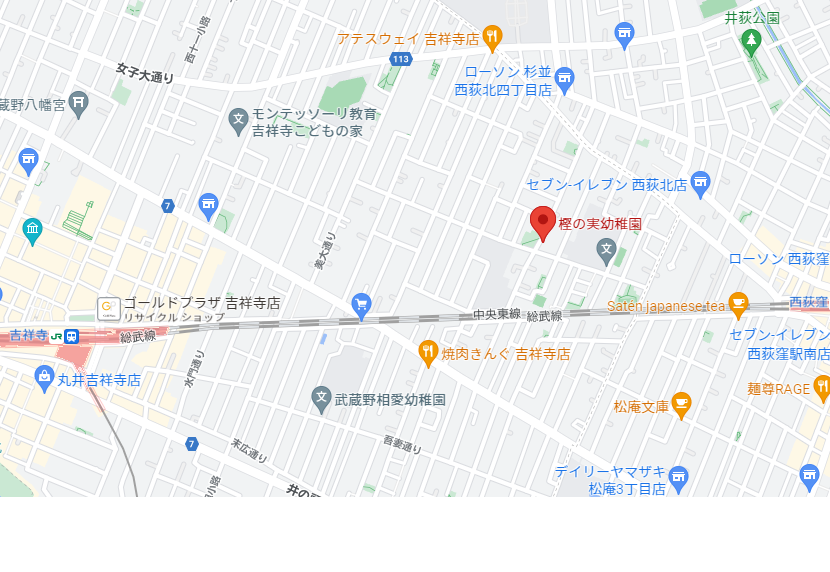 樫の実幼稚園　地図 (3)